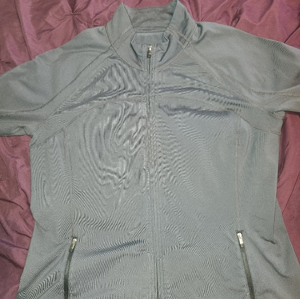 Grey Gap Bodyfit Zipper Jacket - XL